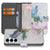 Samsung Galaxy S25 FE Portemonneehoes Kolibrie Print Met 3 Pasjes design kolibrie vooraanzicht