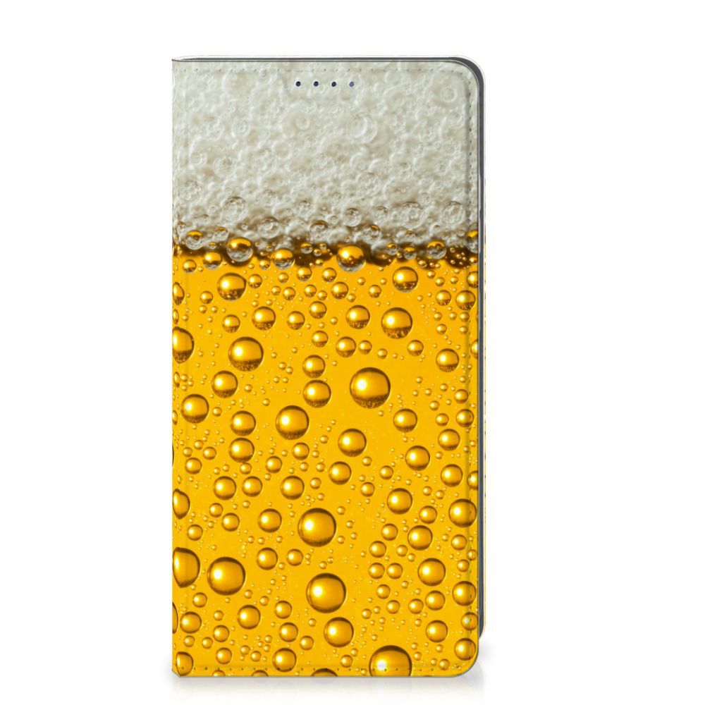 Samsung Galaxy S25 Flip Style Cover Bier bier print voorkant