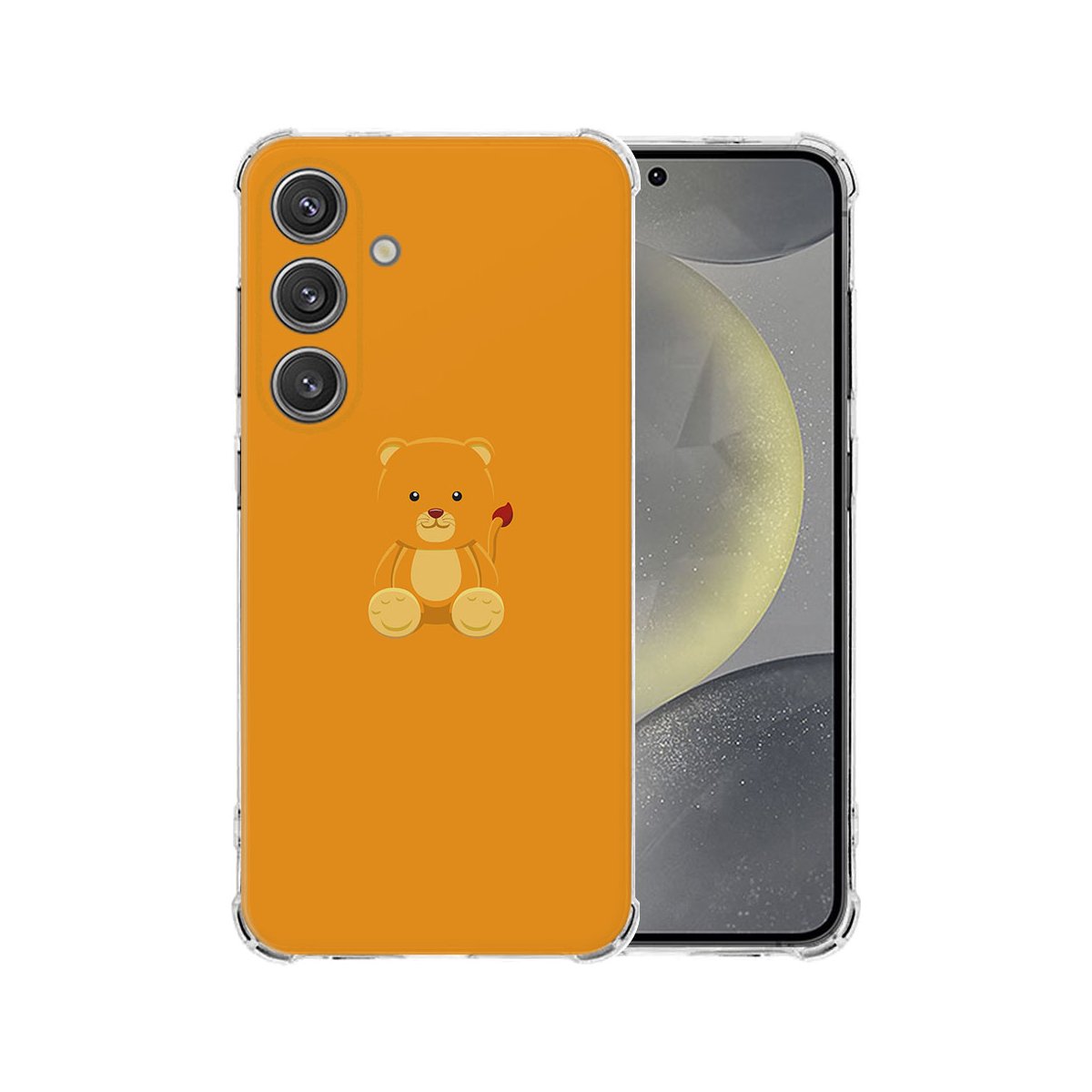 Samsung Galaxy S25 Hoesje - Baby Beer TPU Antishock baby beer hoesje achterkant