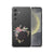 Samsung Galaxy S25 Hoesje Boho Text TPU Antishock achterkant ontwerp bloem patroon