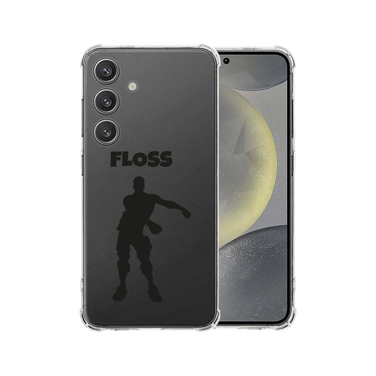Samsung Galaxy S25 Hoesje - Floss TPU Antishock hoesje designnaam achterkant