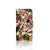 Samsung Galaxy S25 Hoesje Flowers telefoonhoesje bloemen groen paars aanzicht