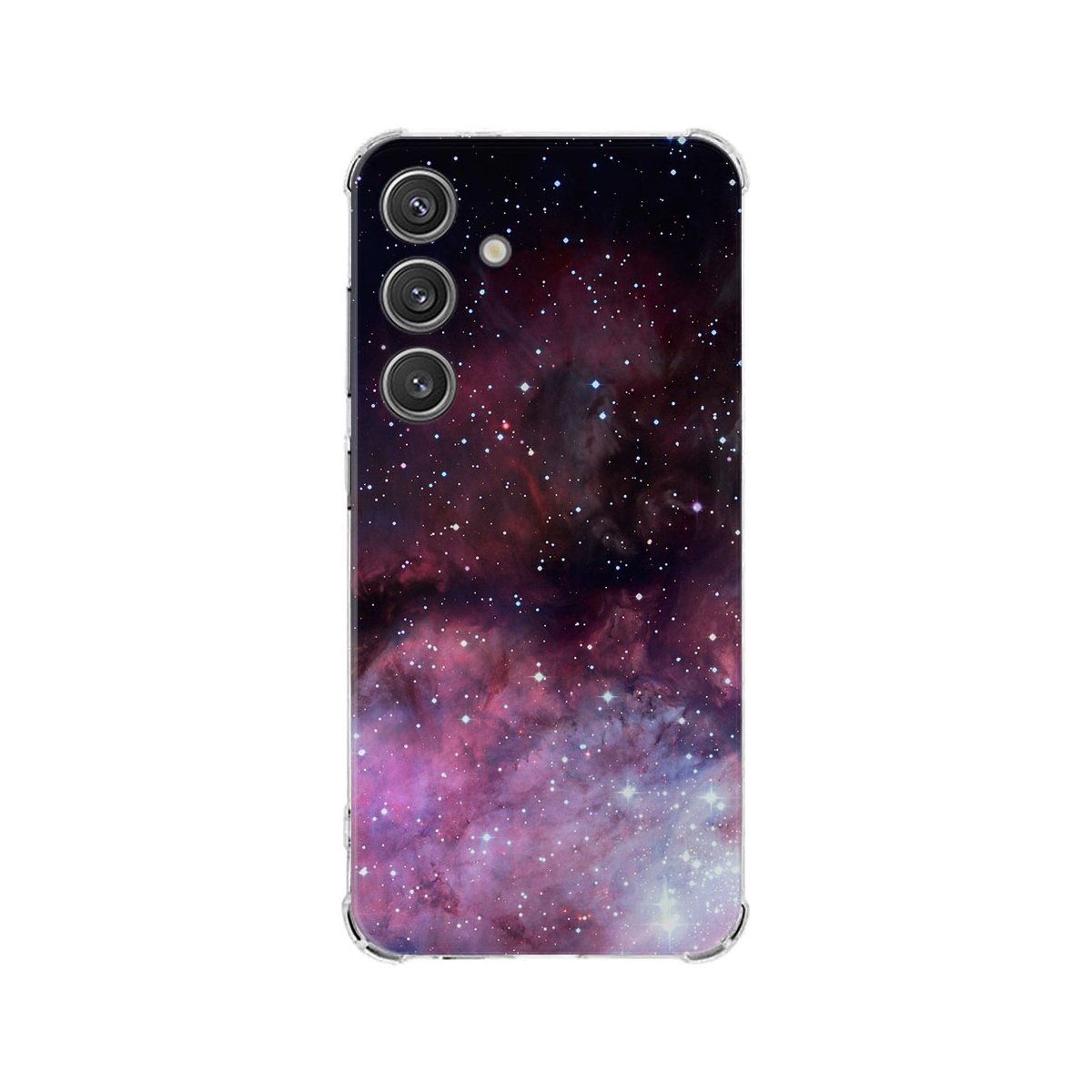 Samsung Galaxy S25 Hoesje - Galaxy TPU Antishock space design achterkant