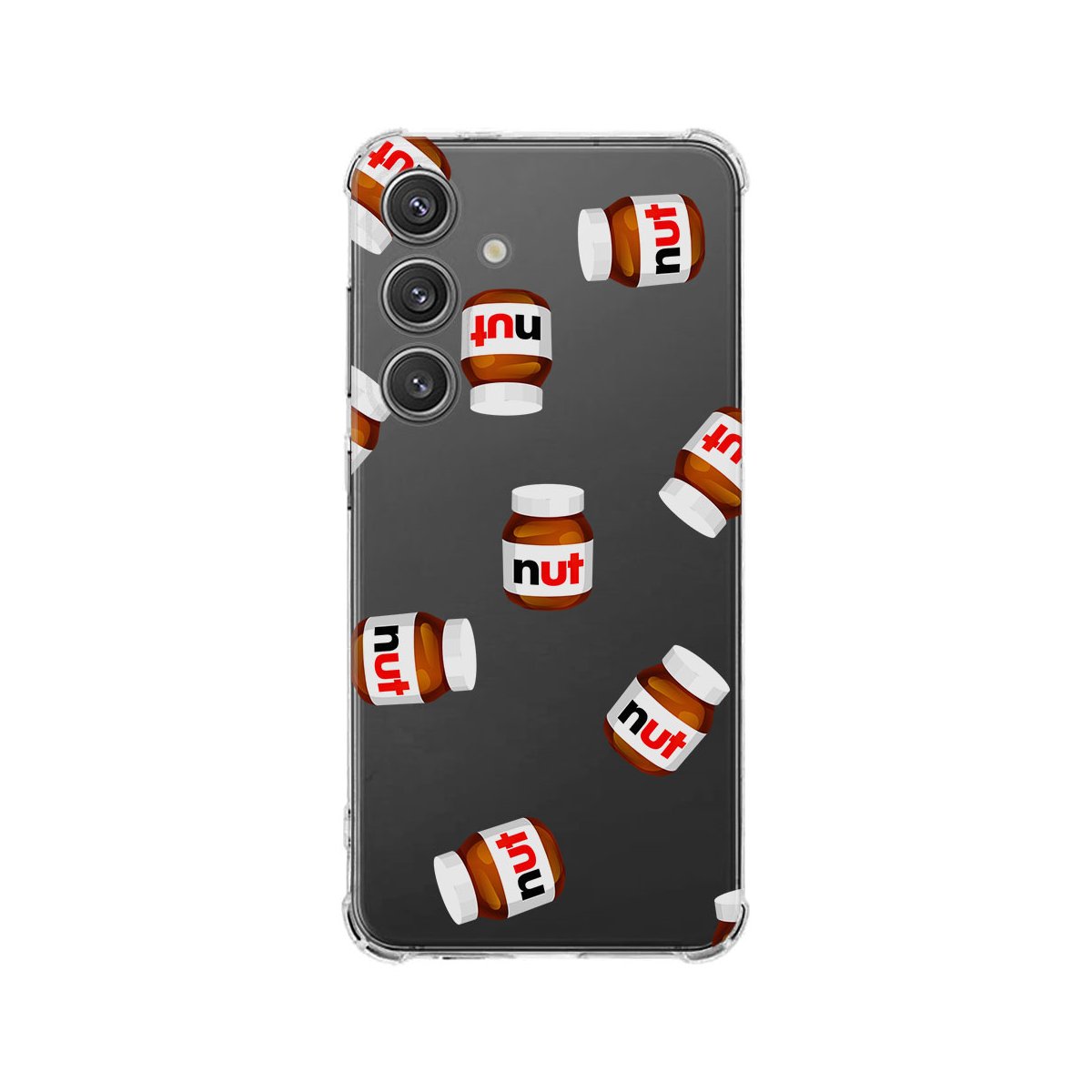 Samsung Galaxy S25 Hoesje Hoesje Nut Jar TPU Antishock achterkant ontwerp