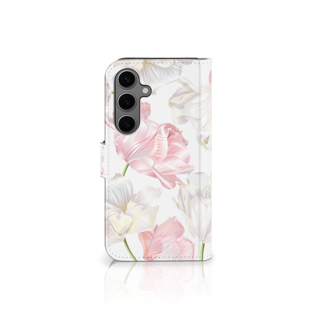 Samsung Galaxy S25 Hoesje Lovely Flowers design lovely bloemen aanzicht