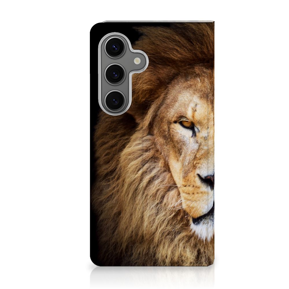 Samsung Galaxy S25 Hoesje maken Leeuw leeuw detail voorkant