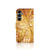 Samsung Galaxy S25 Plus Flip Cover Kompas wereldkaart design voorkant