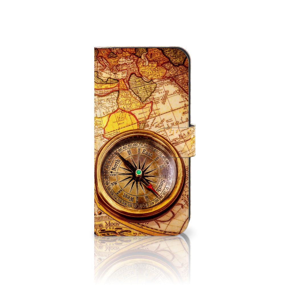 Samsung Galaxy S25 Plus Flip Cover Kompas hoesje kompas design voorzijde