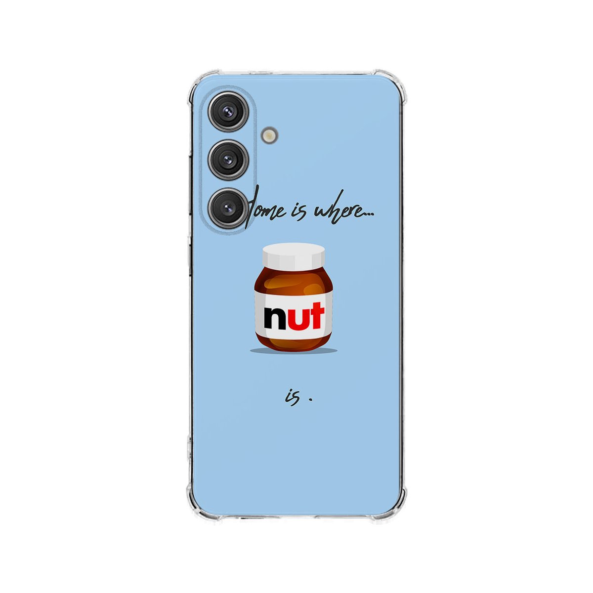 Samsung Galaxy S25 Plus Hoesje - Hoesje Nut Home TPU Antishock achterzijde ontwerp met pot Nut