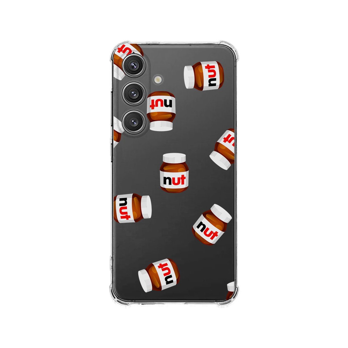 Samsung Galaxy S25 Plus Hoesje Hoesje Nut Jar TPU Antishock achterzijde design