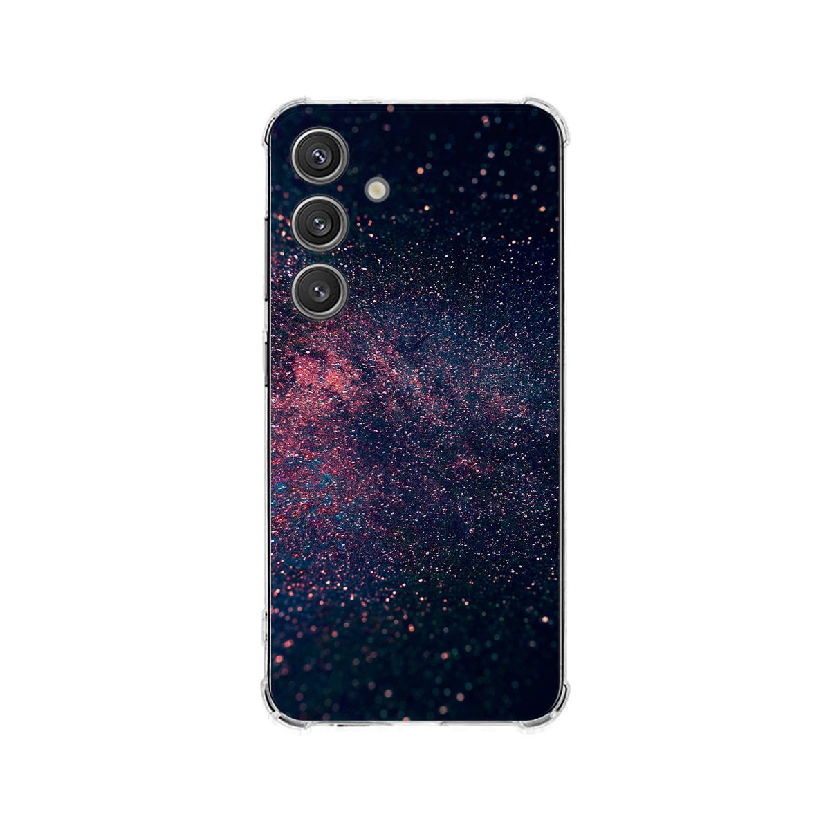 Samsung Galaxy S25 Plus Hoesje - Stars TPU Antishock design sterren achterkant