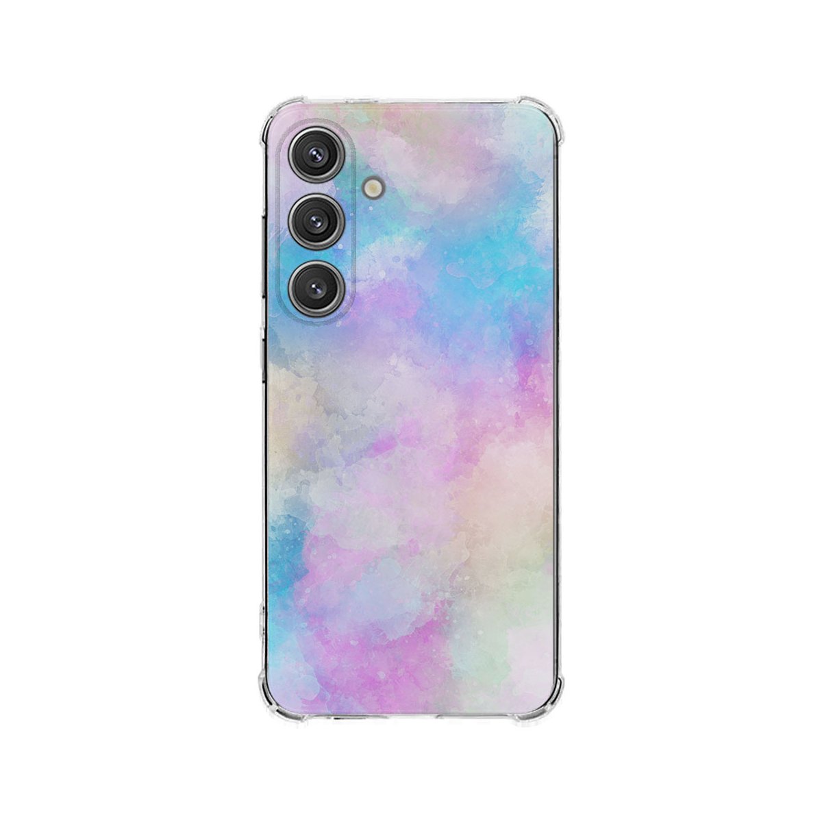 Samsung Galaxy S25 Plus Hoesje Watercolor Light TPU Antishock achterkant aquareldesign