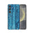 Samsung Galaxy S25 Plus Hoesje Wood Blue TPU Antishock achterkant voorkant