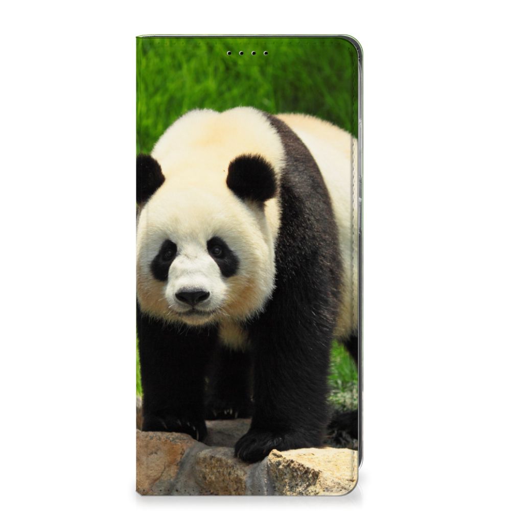 Samsung Galaxy S25 Plus Hoesje maken Panda design panda vooraanzicht