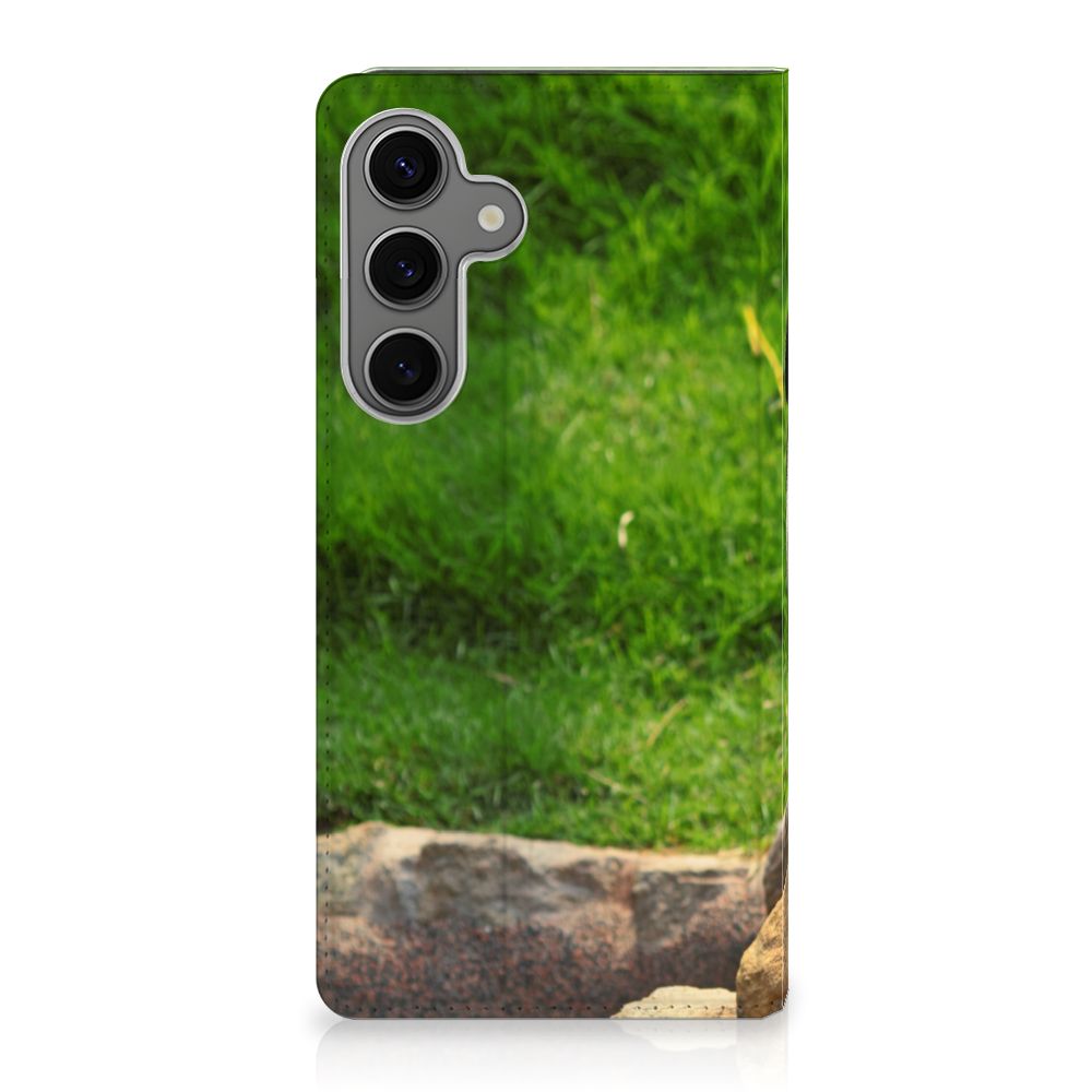 Samsung Galaxy S25 Plus Hoesje maken Panda design panda aanzicht