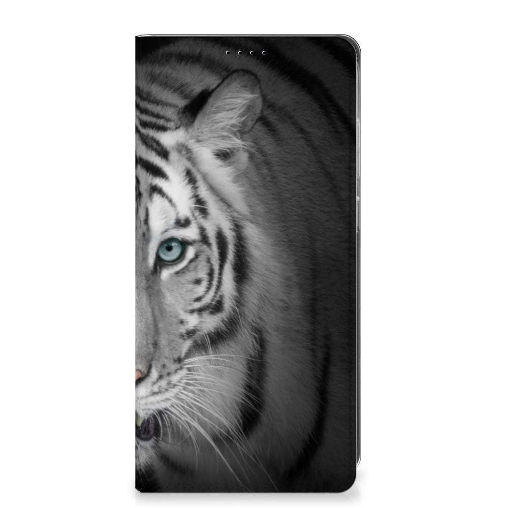 Samsung Galaxy S25 Plus Hoesje maken Tijger stand witte tijger voorkant