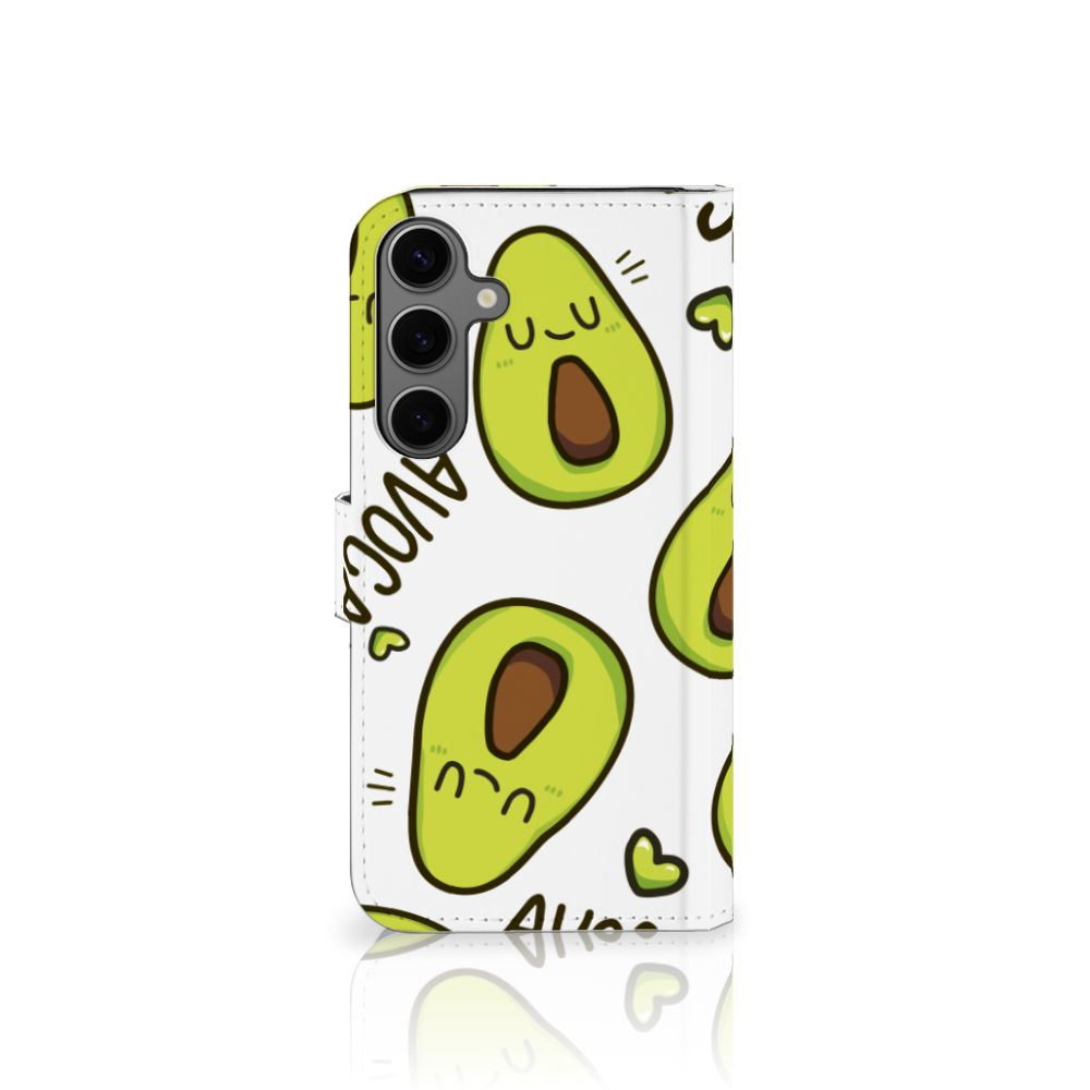 Samsung Galaxy S25 Plus Leuk Hoesje Avocado Singing avocado design voorkant