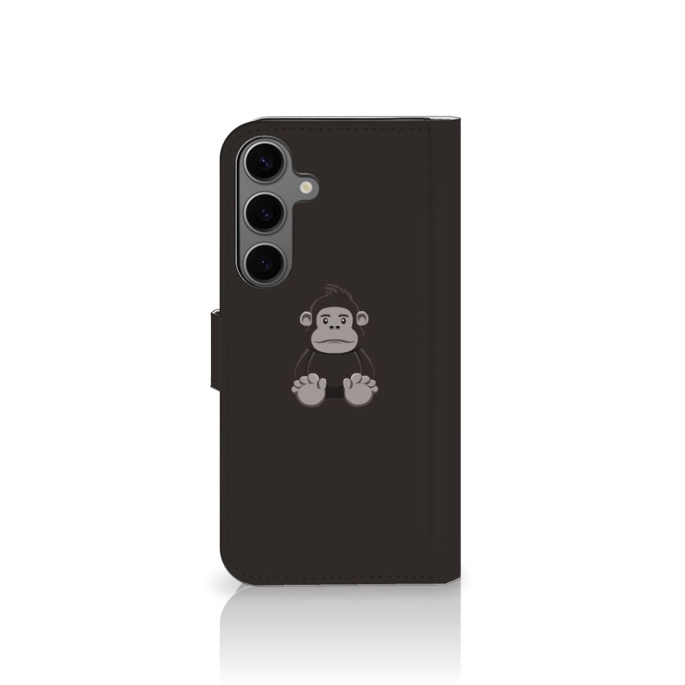 Samsung Galaxy S25 Plus Leuk Hoesje Gorilla flipcase gorilla voorzijde