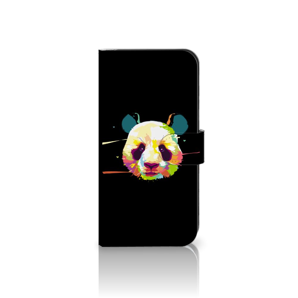 Samsung Galaxy S25 Plus Leuk Hoesje Panda Color boekhoesje panda design voorkant
