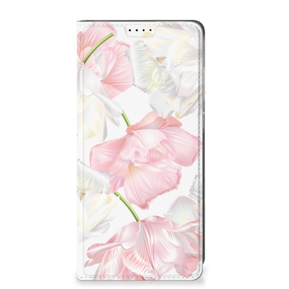 Samsung Galaxy S25 Plus Smart Cover Lovely Flowers bloemen design voorkant