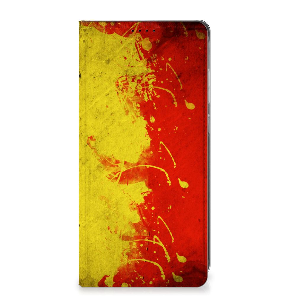 Samsung Galaxy S25 Plus Standcase België design Belgische kleuren vooraan