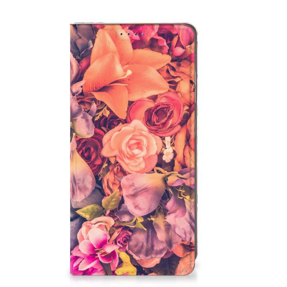 Samsung Galaxy S25 Smart Cover Bosje Bloemen bloemen design vooraanzicht