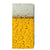 Samsung Galaxy S25 Smart Cover Lovely Flowers bier schuim druppels bovenkant