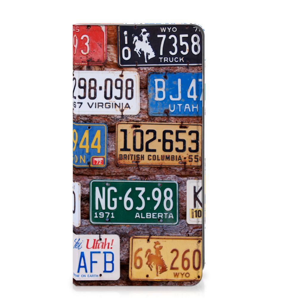 Samsung Galaxy S25 Stand Case Kentekenplaten kentekenplaten design voorzijde