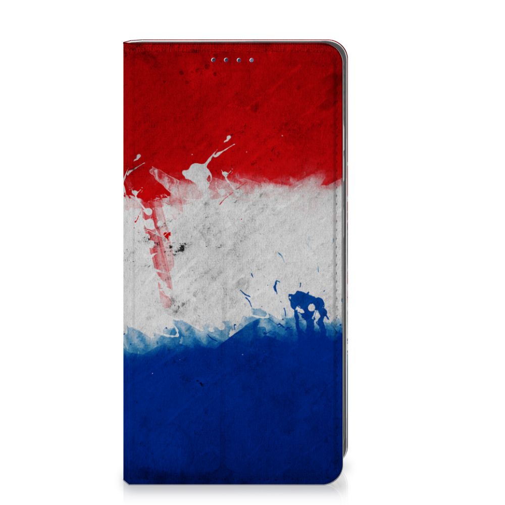 Samsung Galaxy S25 Standcase Nederland design Nederlandse vlag vooraanzicht