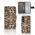 Samsung Galaxy S25 Telefoonhoesje met Pasjes Leopard hoesje panterprint aanzicht