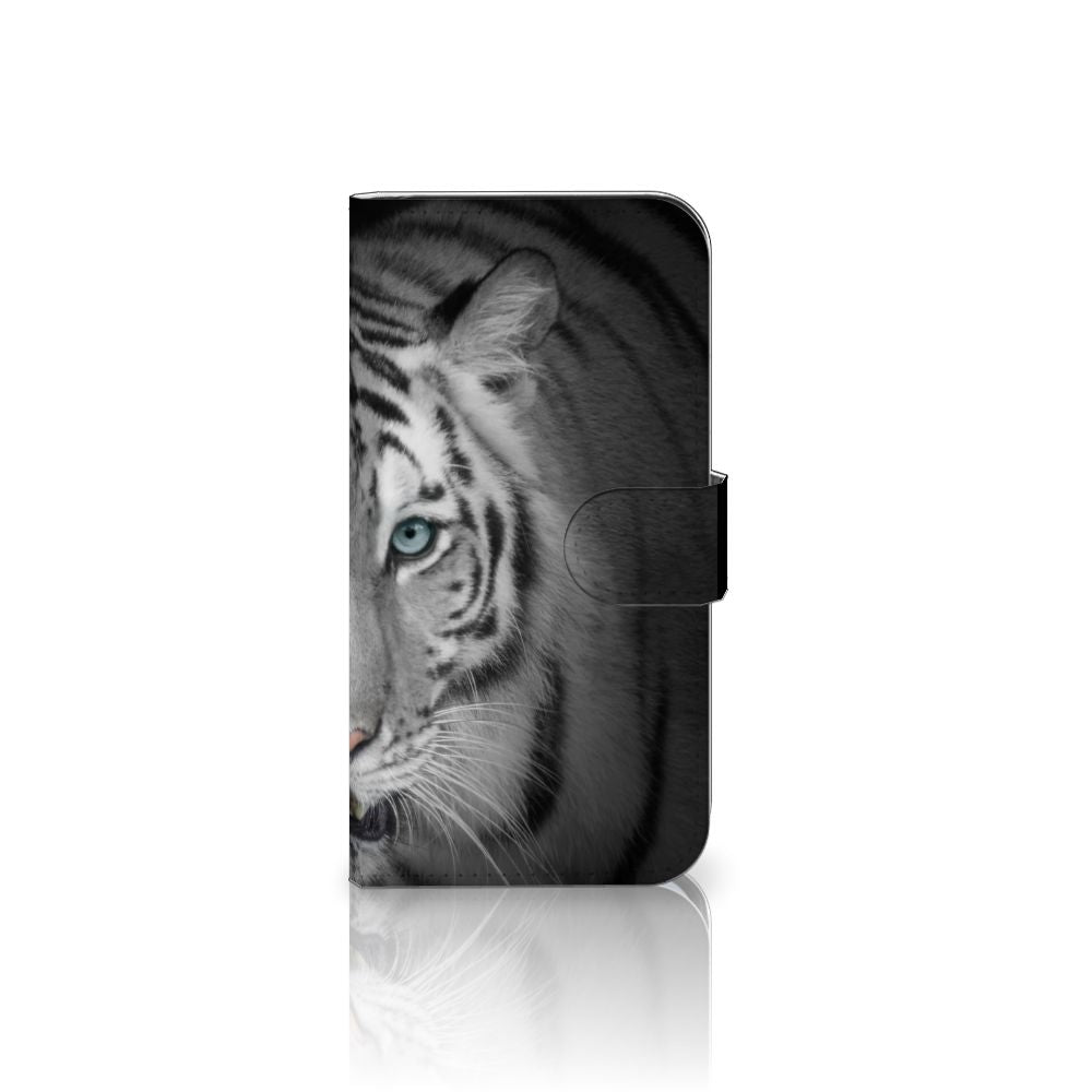 Samsung Galaxy S25 Telefoonhoesje met Pasjes Tijger tijger design voorkant