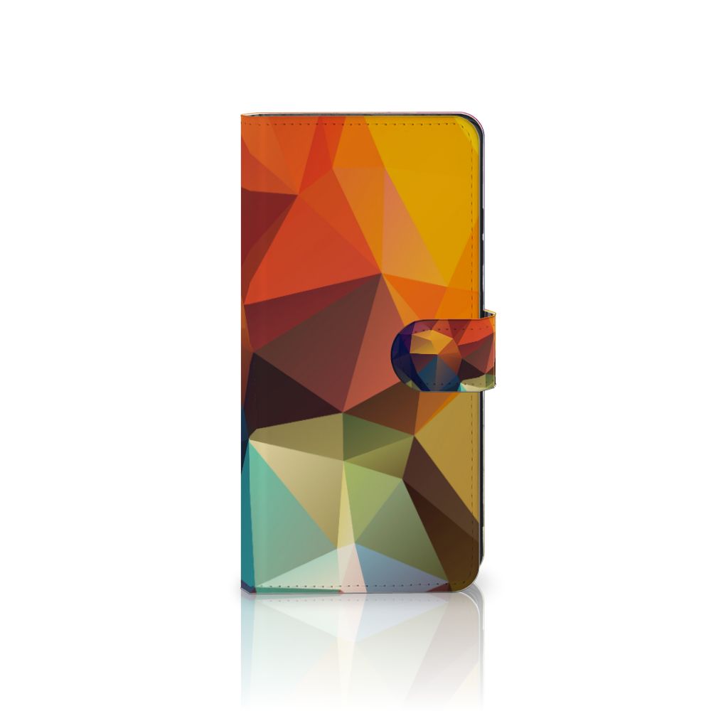 Samsung Galaxy S25 Ultra Book Case Polygon Color boekcase geometrisch ontwerp kleur