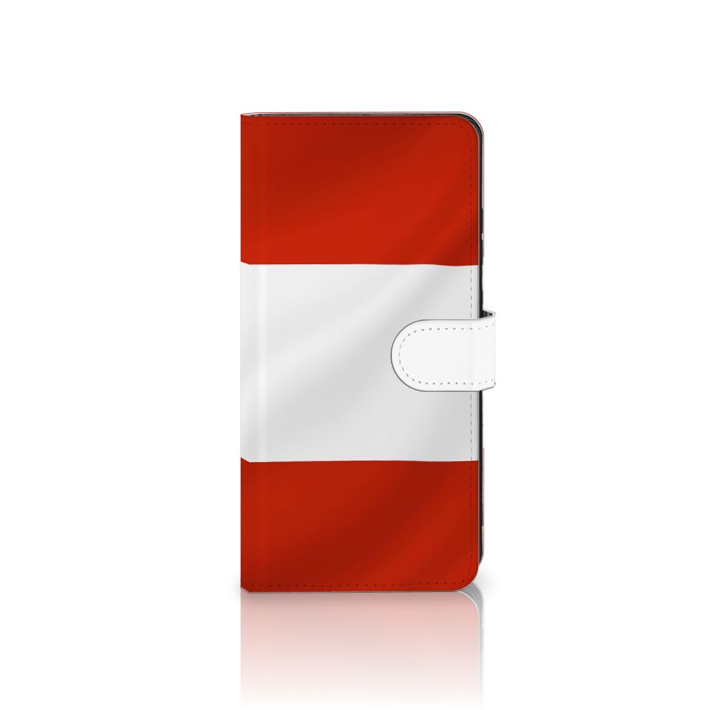 Samsung Galaxy S25 Ultra Bookstyle Case Oostenrijk vlag front