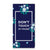 Samsung Galaxy S25 Ultra Design Case Flowers Blue DTMP voorkant