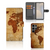 Samsung Galaxy S25 Ultra Flip Cover Wereldkaart pasjes design voorkant achterkant