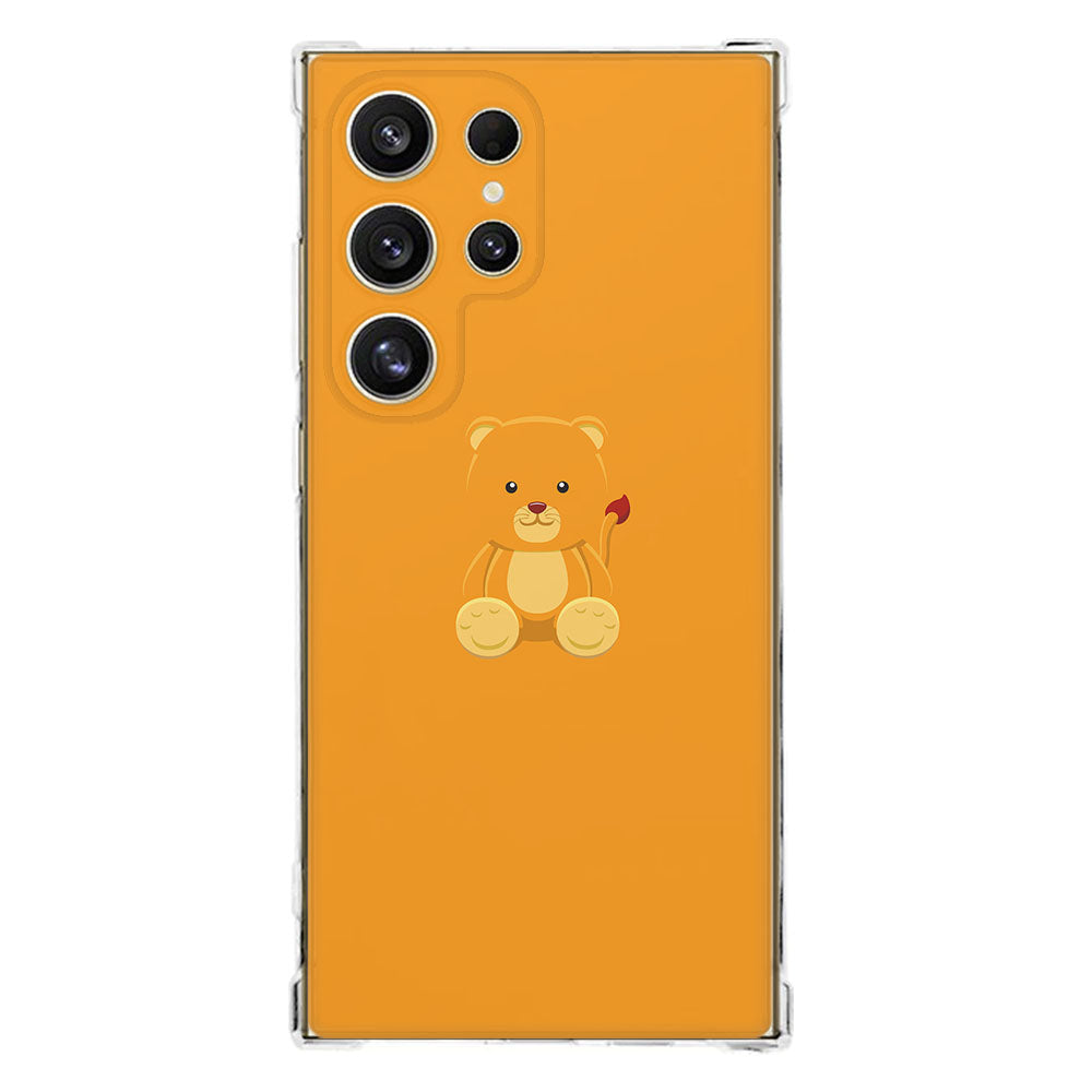 Samsung Galaxy S25 Ultra Hoesje - Baby Beer TPU Antishock schattig dierenontwerp flexibele bescherming