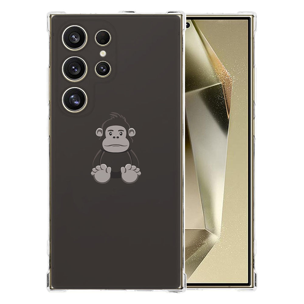 Samsung Galaxy S25 Ultra Hoesje Gorilla TPU Antishock achterkant transparant ontwerp