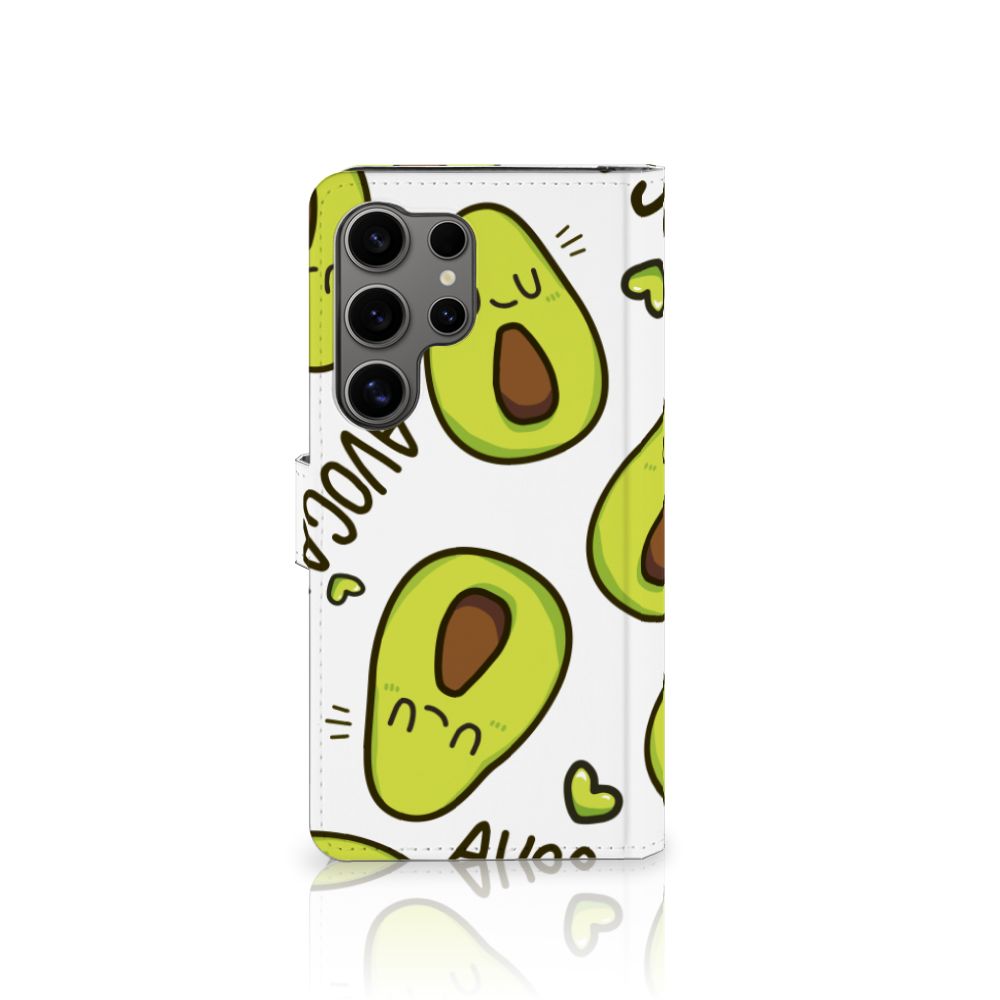Samsung Galaxy S25 Ultra Leuk Hoesje Avocado Singing design avocado vooraanzicht