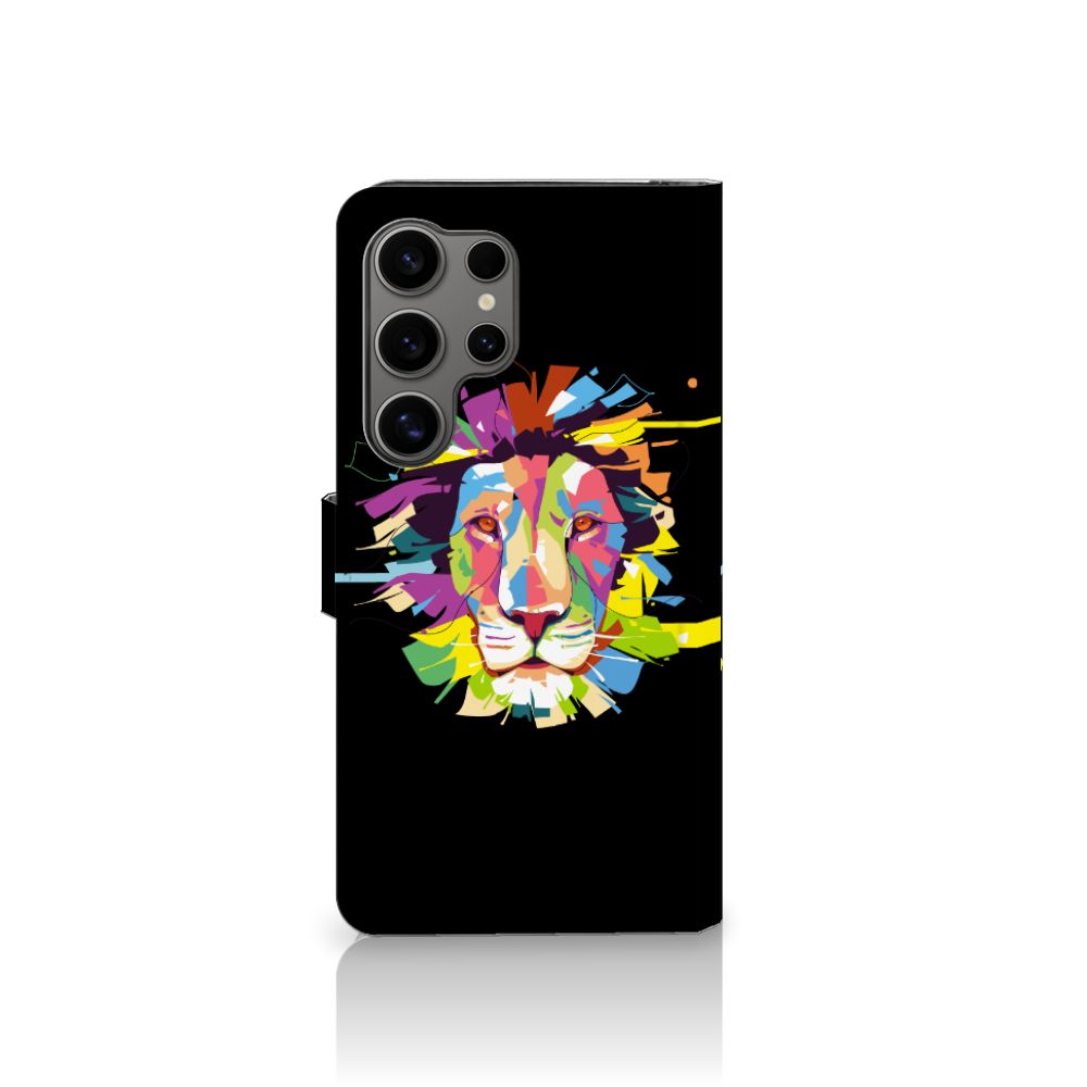 Samsung Galaxy S25 Ultra Leuk Hoesje Lion Color voorkant