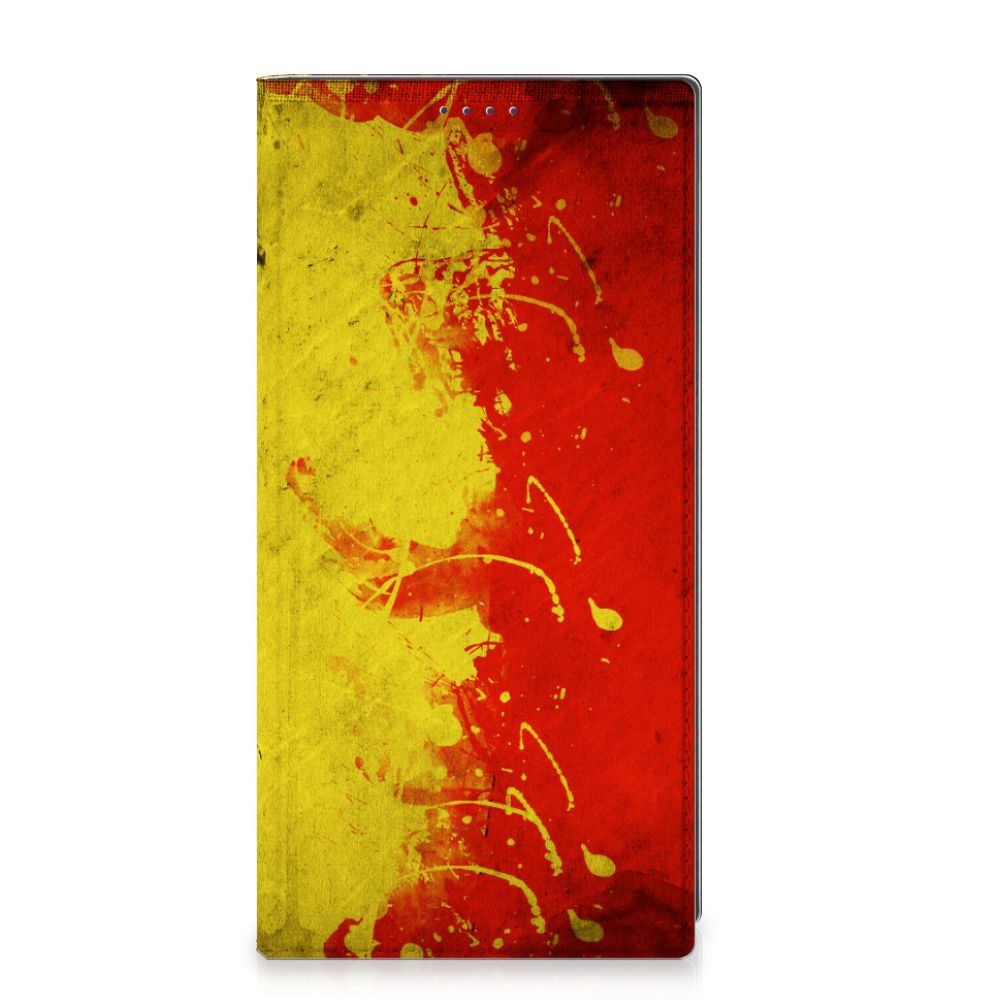 Samsung Galaxy S25 Ultra Standcase België design Belgische kleuren vooraanzicht