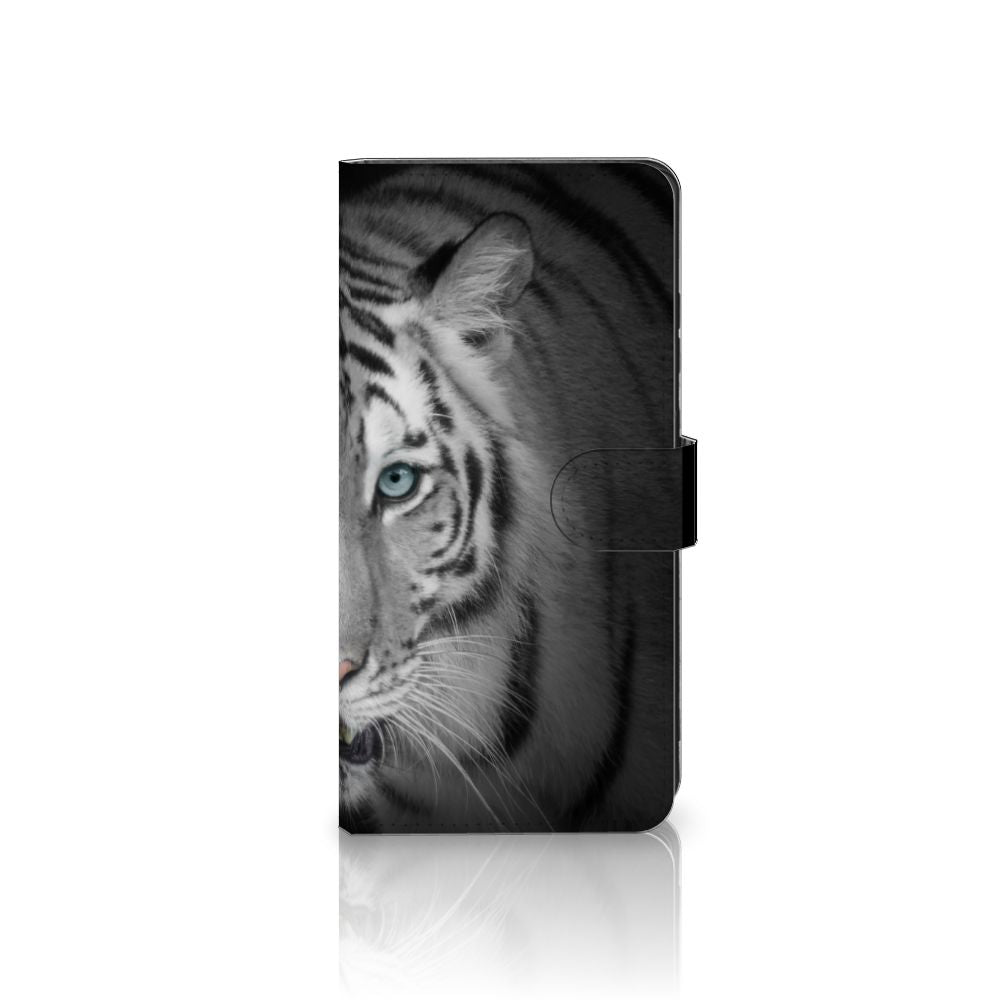 Samsung Galaxy S25 Ultra Telefoonhoesje met Pasjes Tijger tijger ontwerp voorkant