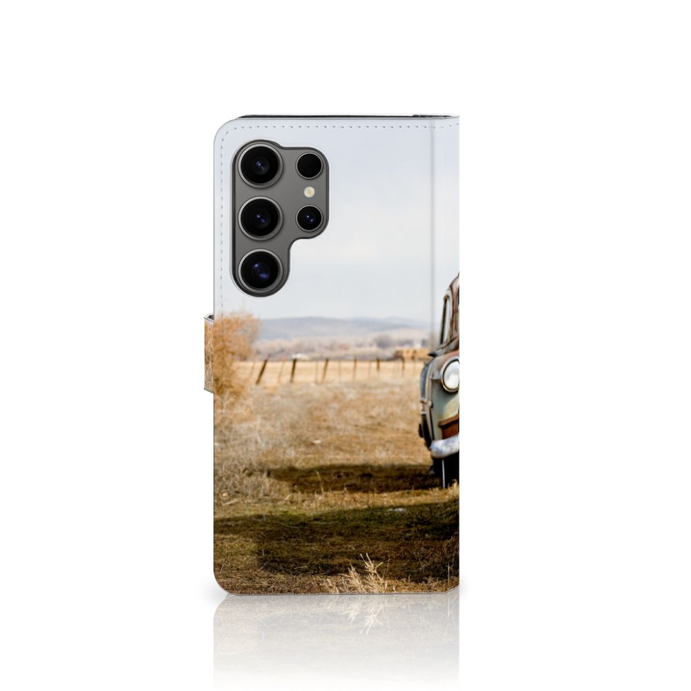 Samsung Galaxy S25 Ultra Telefoonhoesje met foto Vintage Auto zijaanzicht vintage auto