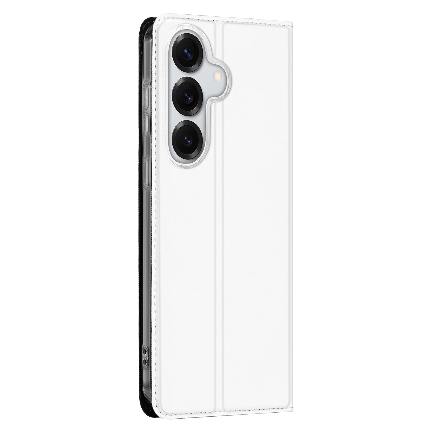 Samsung Galaxy S26 Plus Stand Case Hoesje Wit Rechts aanzicht.