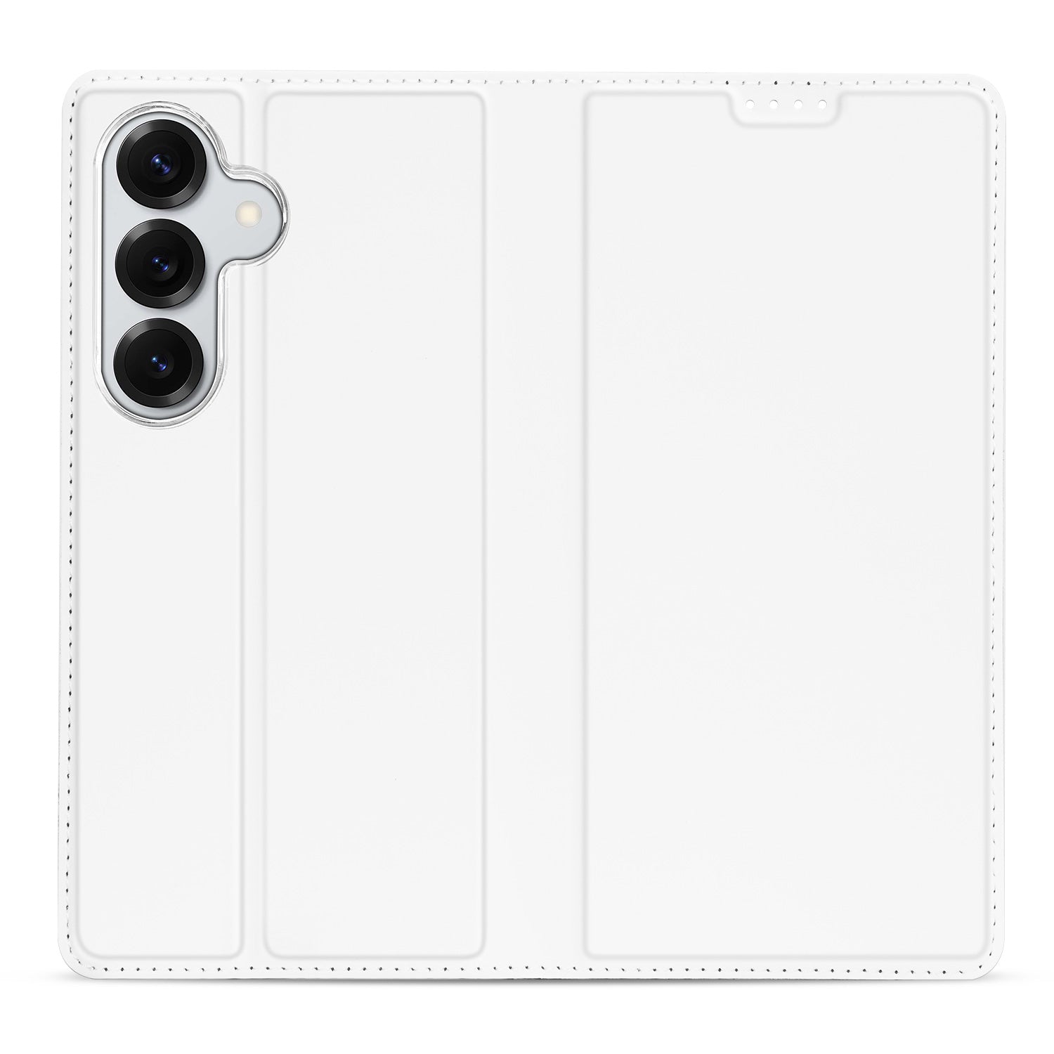Samsung Galaxy S26 Plus Stand Case Hoesje Wit Vooraanzicht.