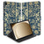Samsung Galaxy Tab A11 Plus Book Case Hoesje met Standaard Beige Flowers design bloemen aanzicht open