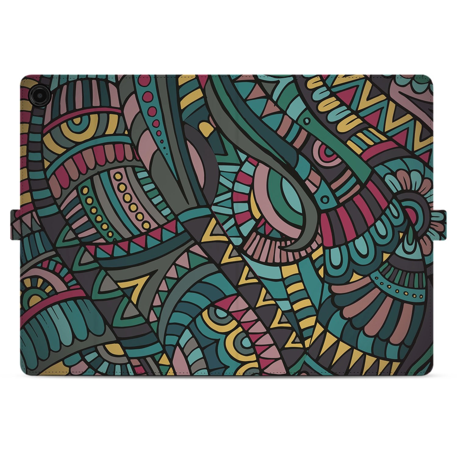 Samsung Galaxy Tab A11 Plus Tablet Hoesje Aztec Standaard achterkant design