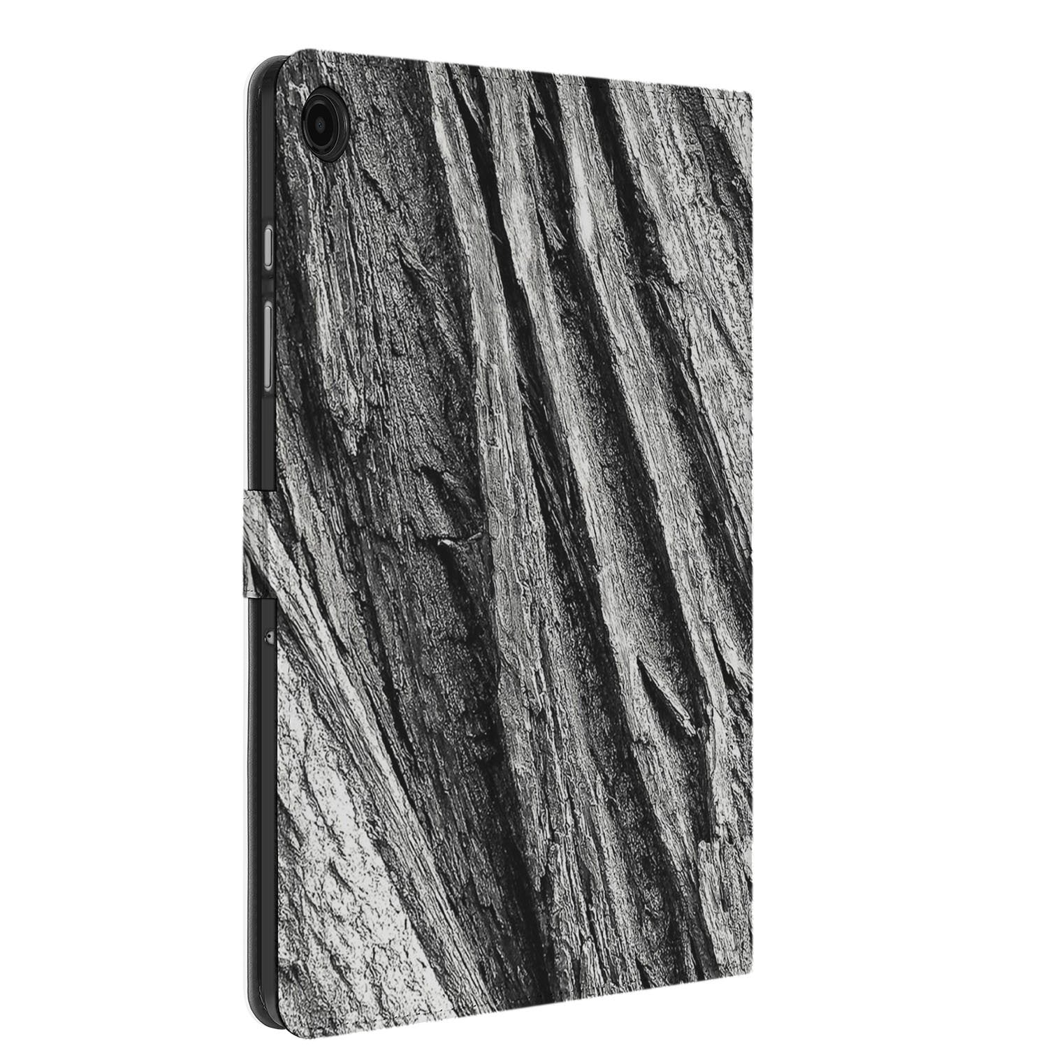 Samsung Galaxy Tab A11 Plus Tablet Hoesje Boomschors met Standaard boomschors design achterkant