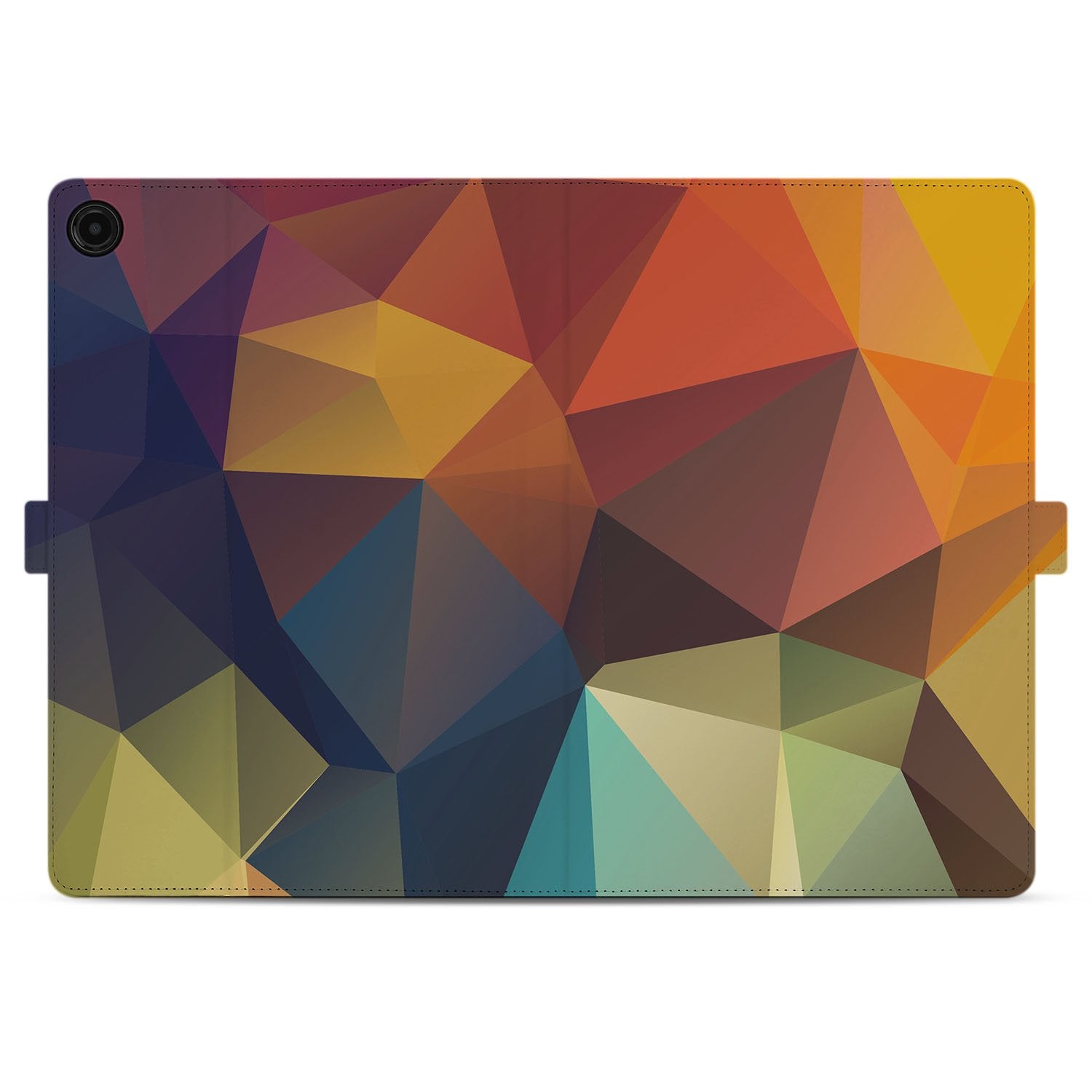 Samsung Galaxy Tab A11 Plus Tablet Hoesje Polygon Color design voorkant