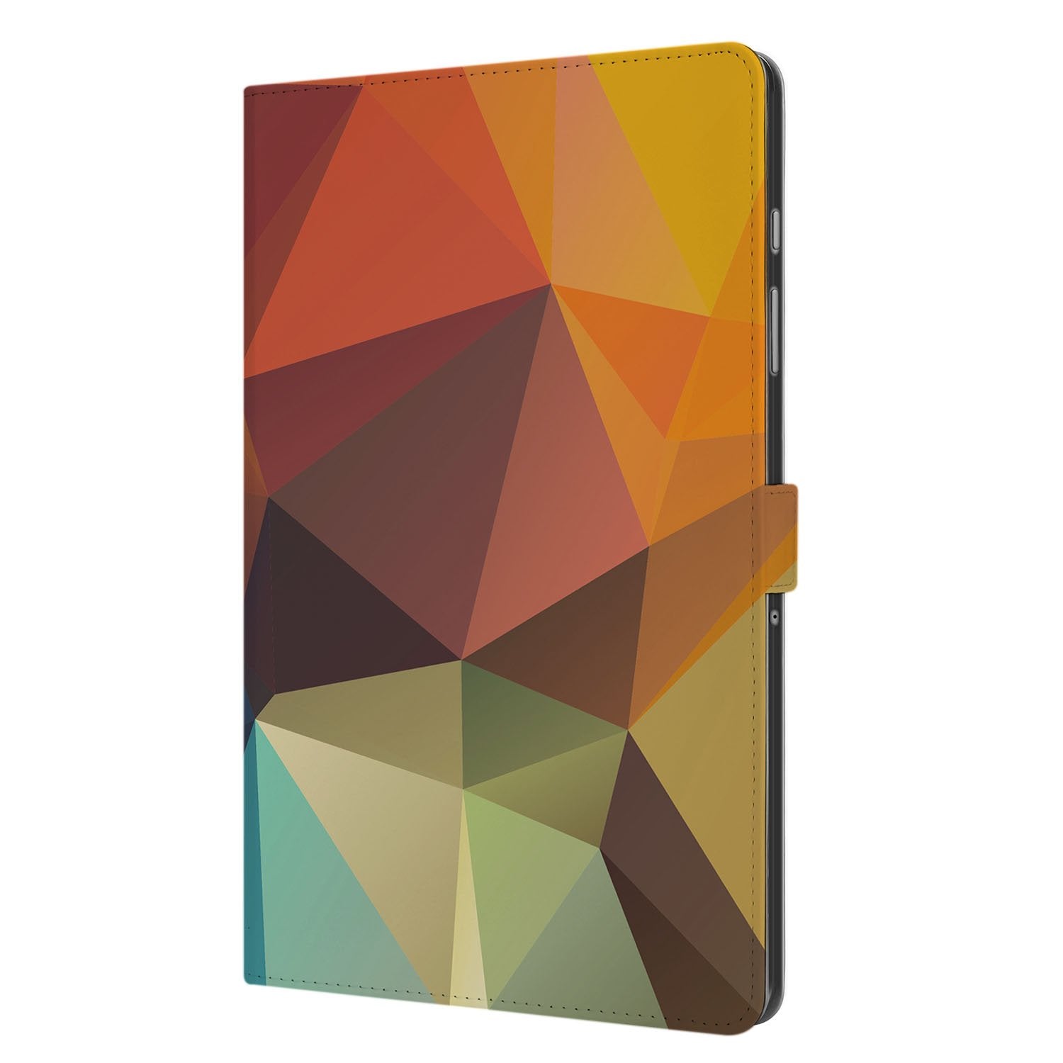 Samsung Galaxy Tab A11 Plus Tablet Hoesje Polygon Color voorkant