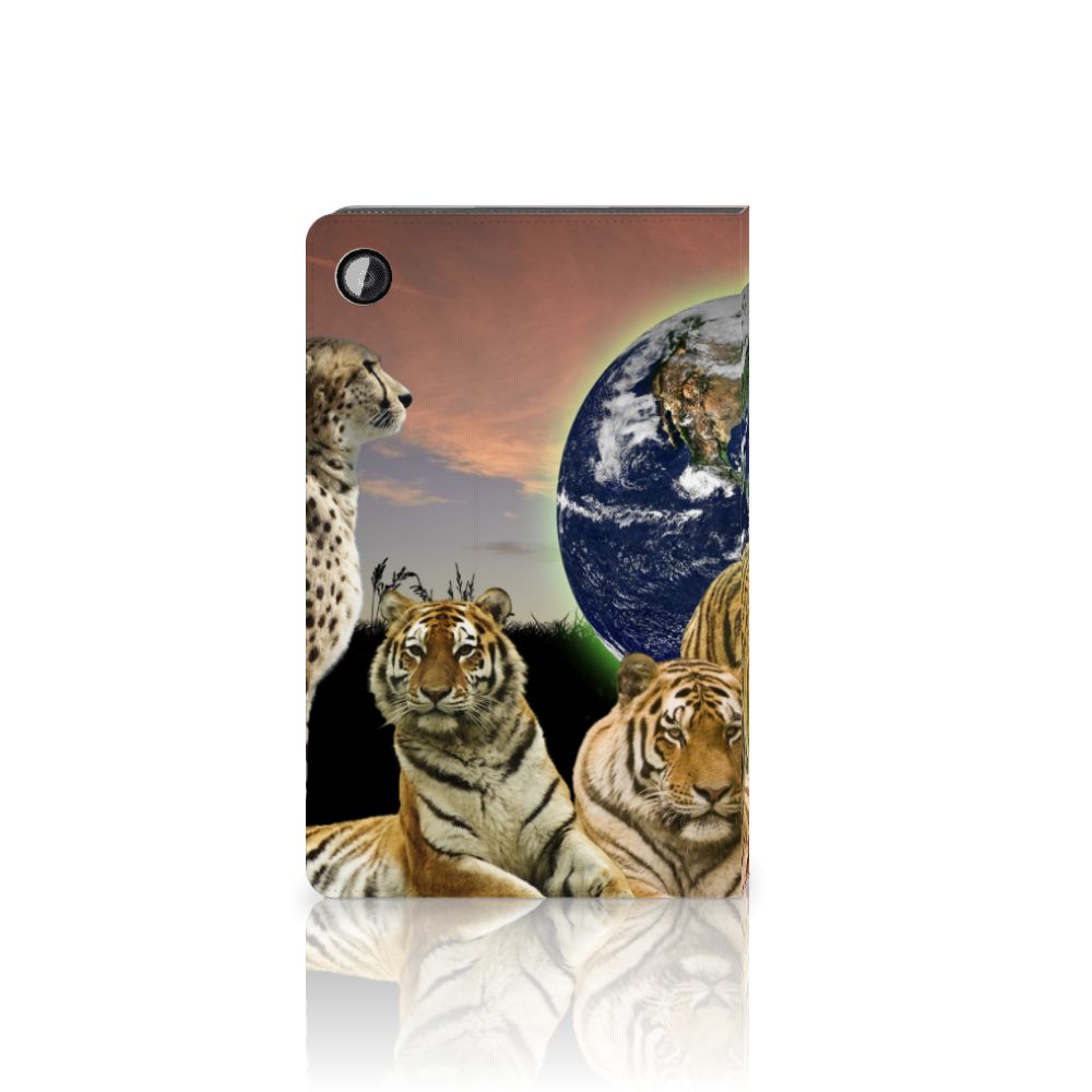 Samsung Galaxy Tab A8 2021/2022 Flip Case Roofdieren B2Ctelecom